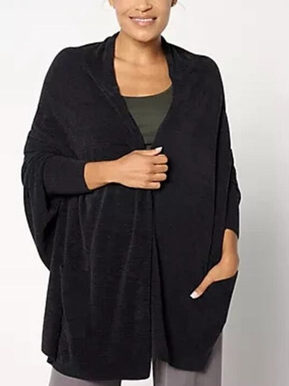 Barefoot Dreams CozyChic
Ultra Lite Blanket Wrap
BLACK Size S/M